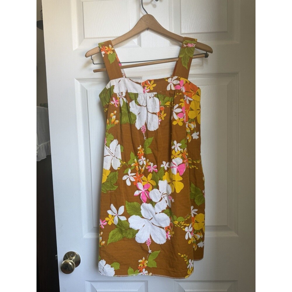 Milly Of New York Dress Size 0 Mod Hawaiian Retro Designer Floral Beachy